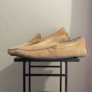 Lacoste ‘Piloter 316 2’ Light Brown Suede Men's Slip-Ons Size 10